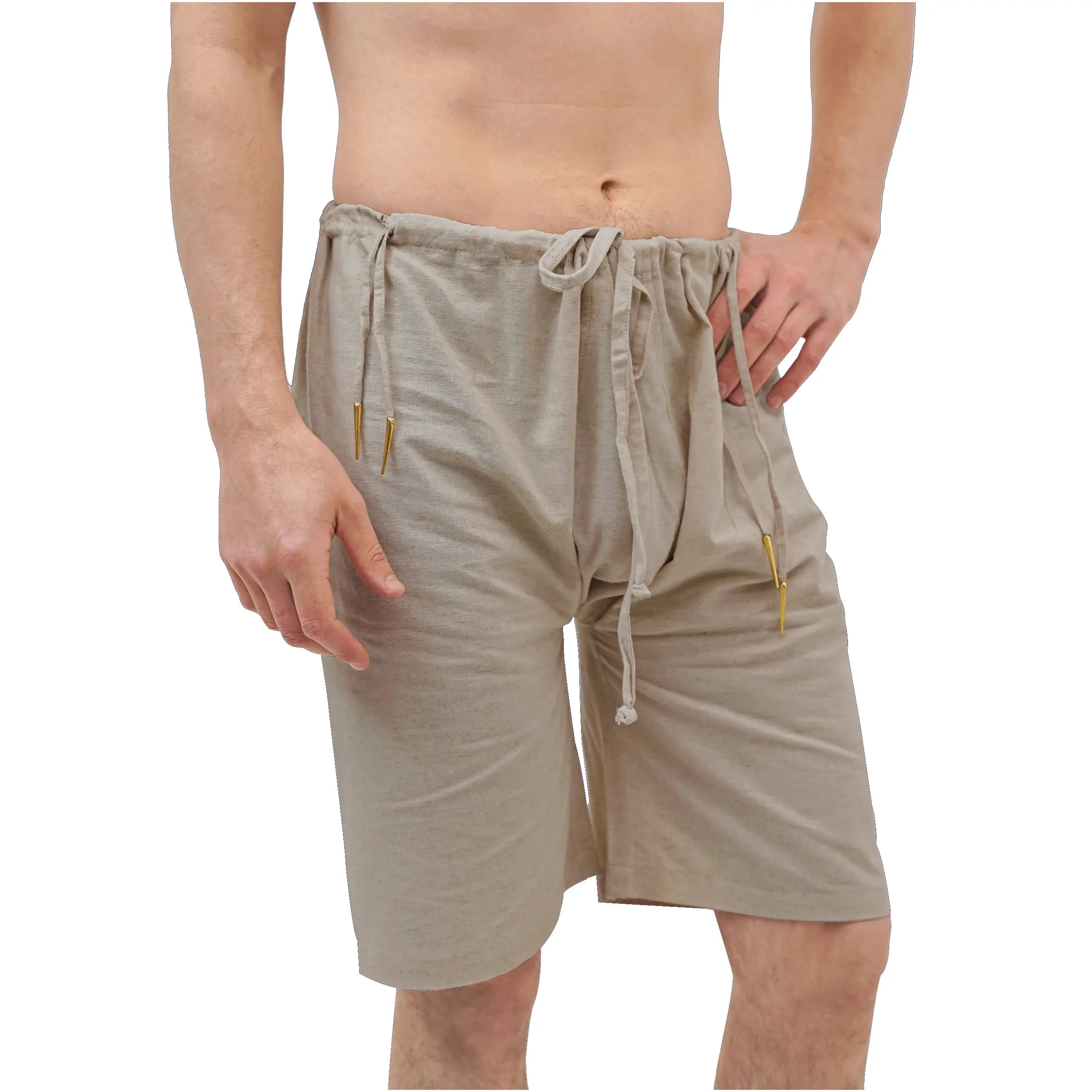 Calzones medievales de lino — Ropa interior histórica para hombre - S/M - 100% Linen