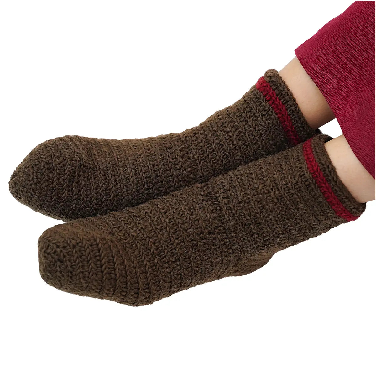 Calcetines naalbinding 100% lana - Estilo vikingo