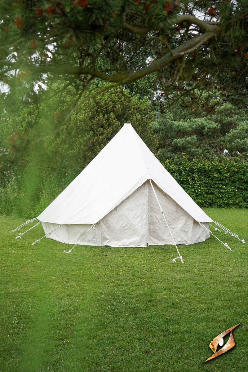 Tienda de Campaña Medieval Bell Tent Compact - Lona 100% Algodón 425 GSM