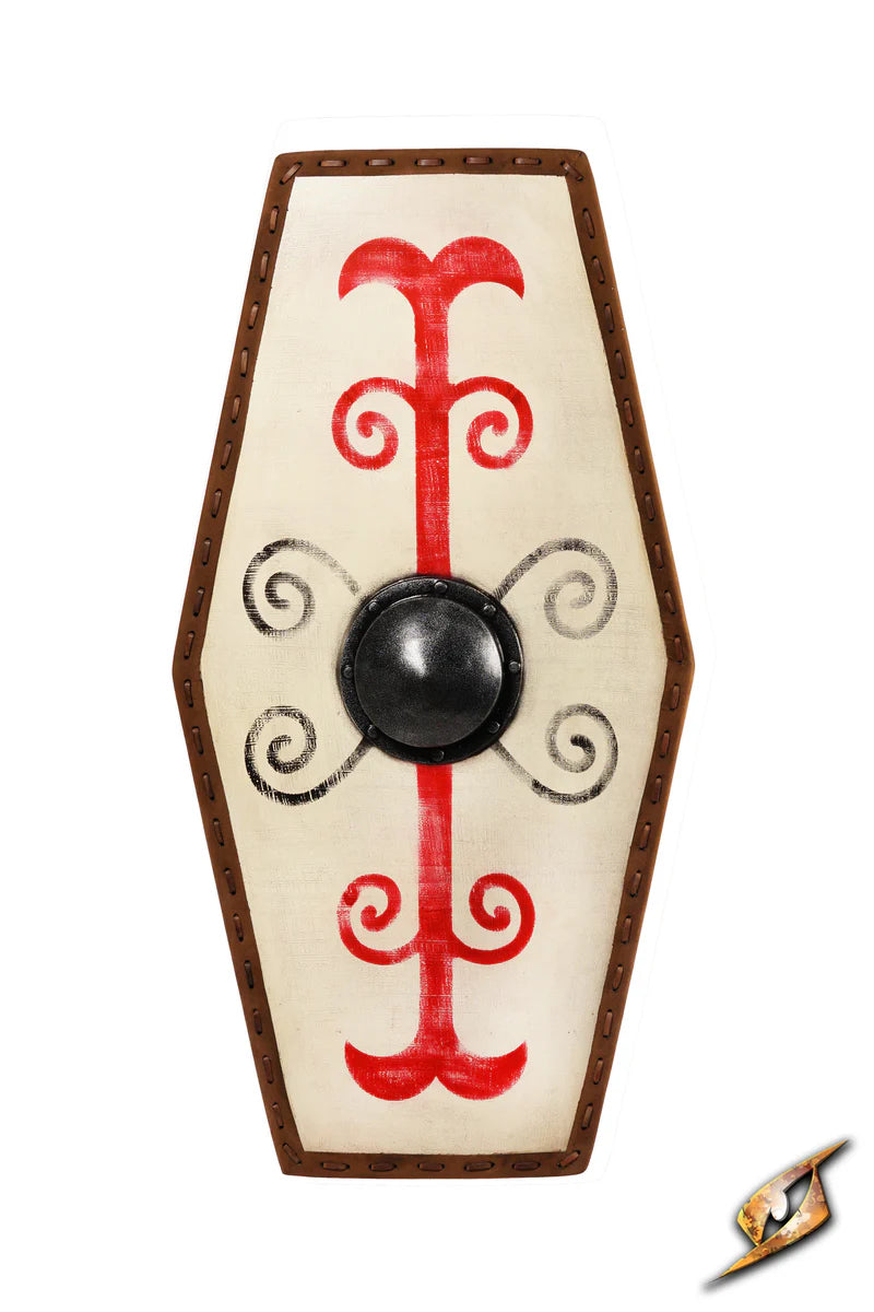 Escudo Germánico Hexagonal Tribal