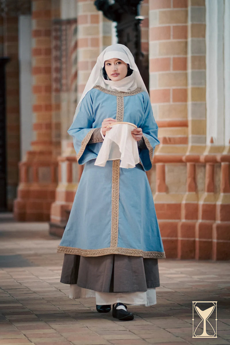 Túnica Medieval Matilde Algodón y Lino