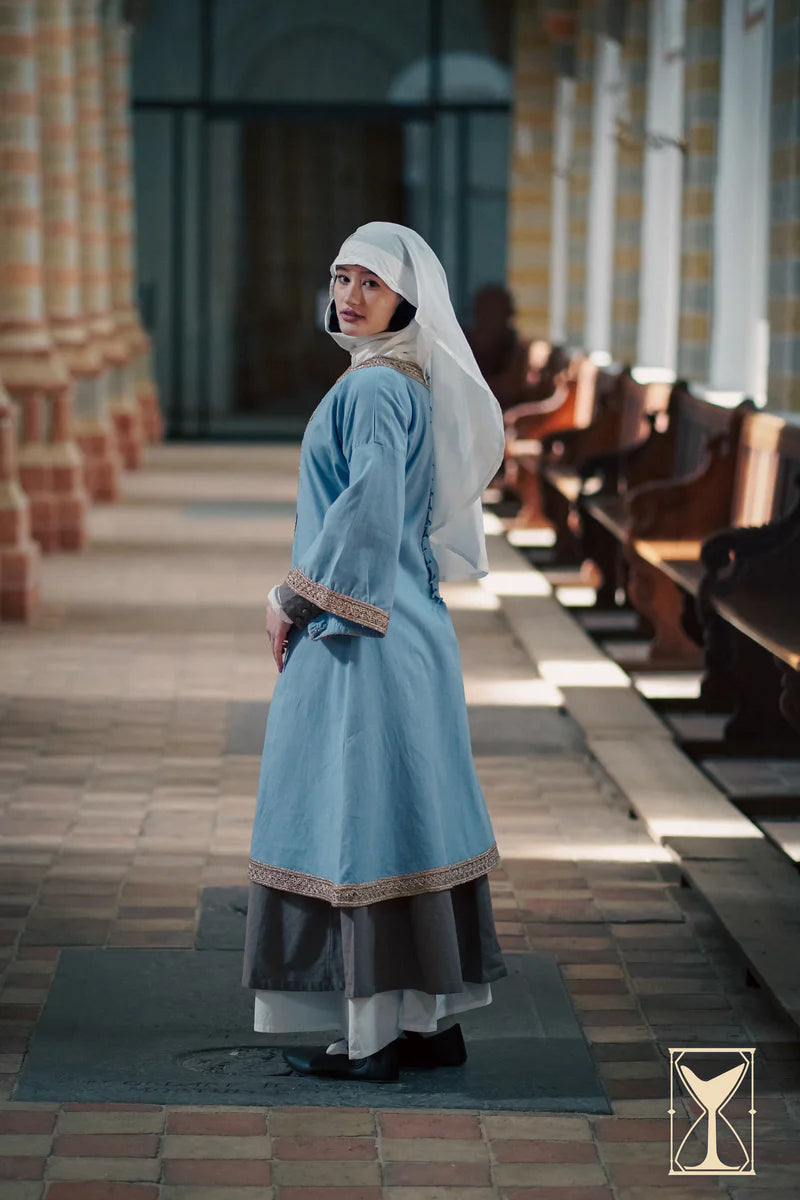 Túnica Medieval Matilde Algodón y Lino