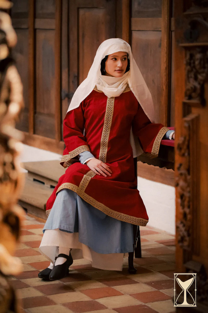 Túnica Medieval Matilde Algodón y Lino