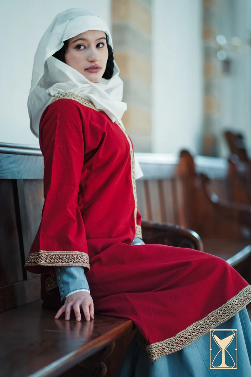 Túnica Medieval Matilde Algodón y Lino