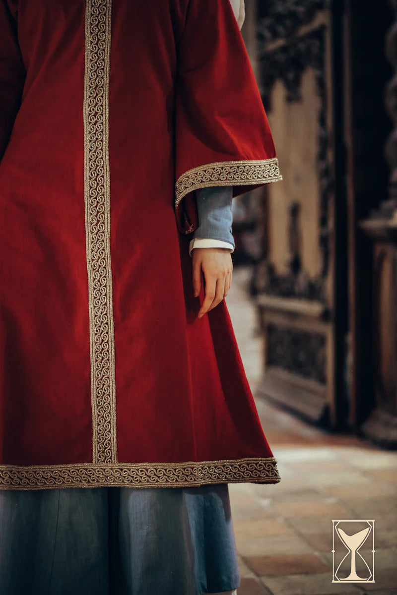 Túnica Medieval Matilde Algodón y Lino