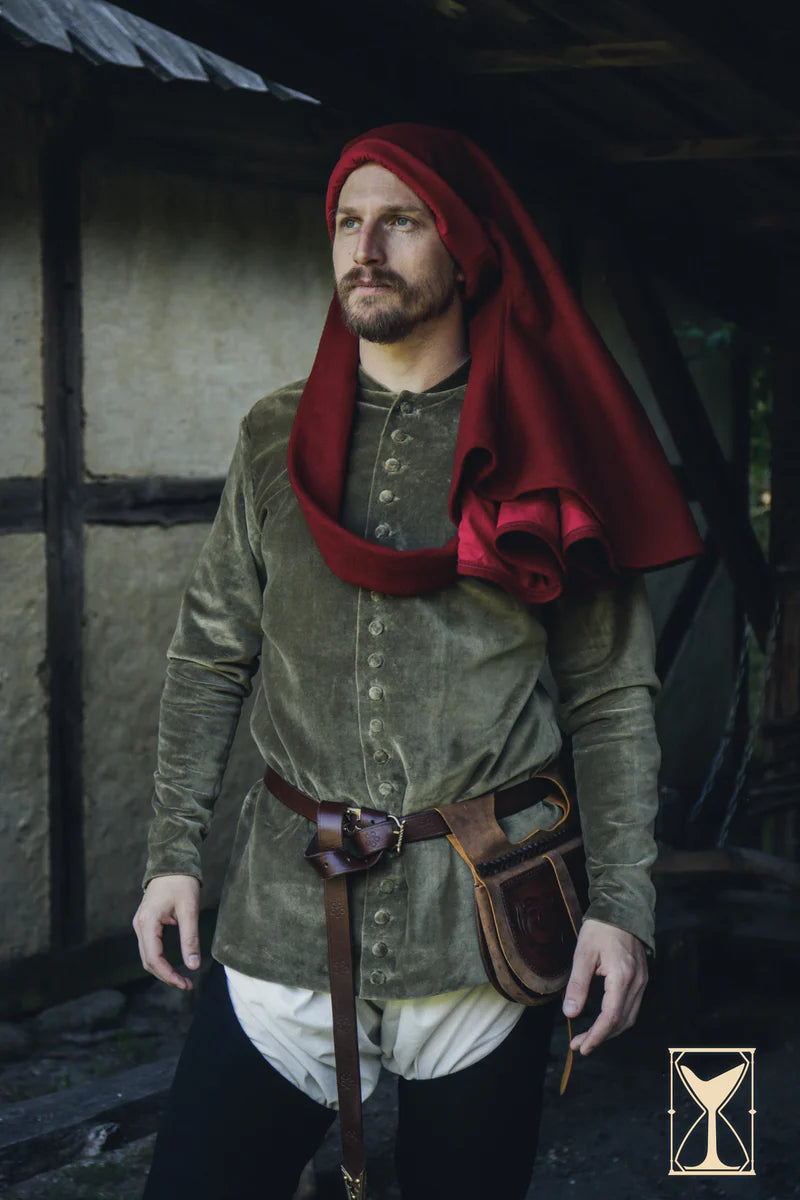 Chaqueta Medieval de Terciopelo Bonifacio Verde o Negra