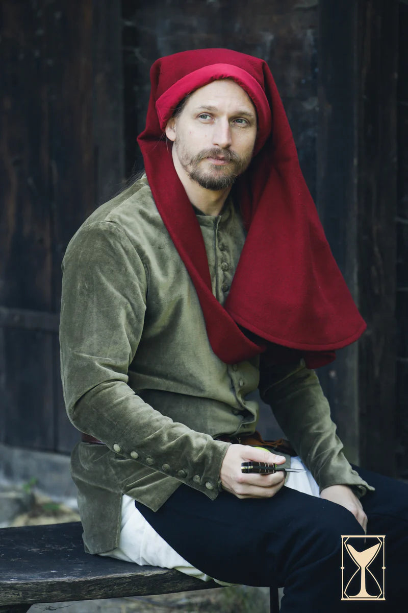 Chaqueta Medieval de Terciopelo Bonifacio Verde o Negra