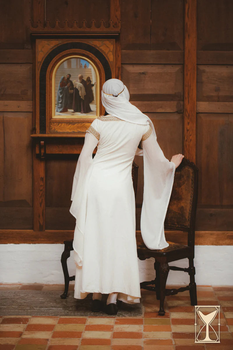 Vestido Medieval de Terciopelo Bliaut Noble