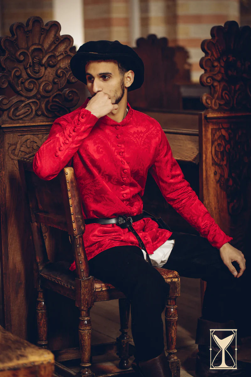 Imagen única de: Chaqueta Medieval Abotonada Cotehardie Rodrigo