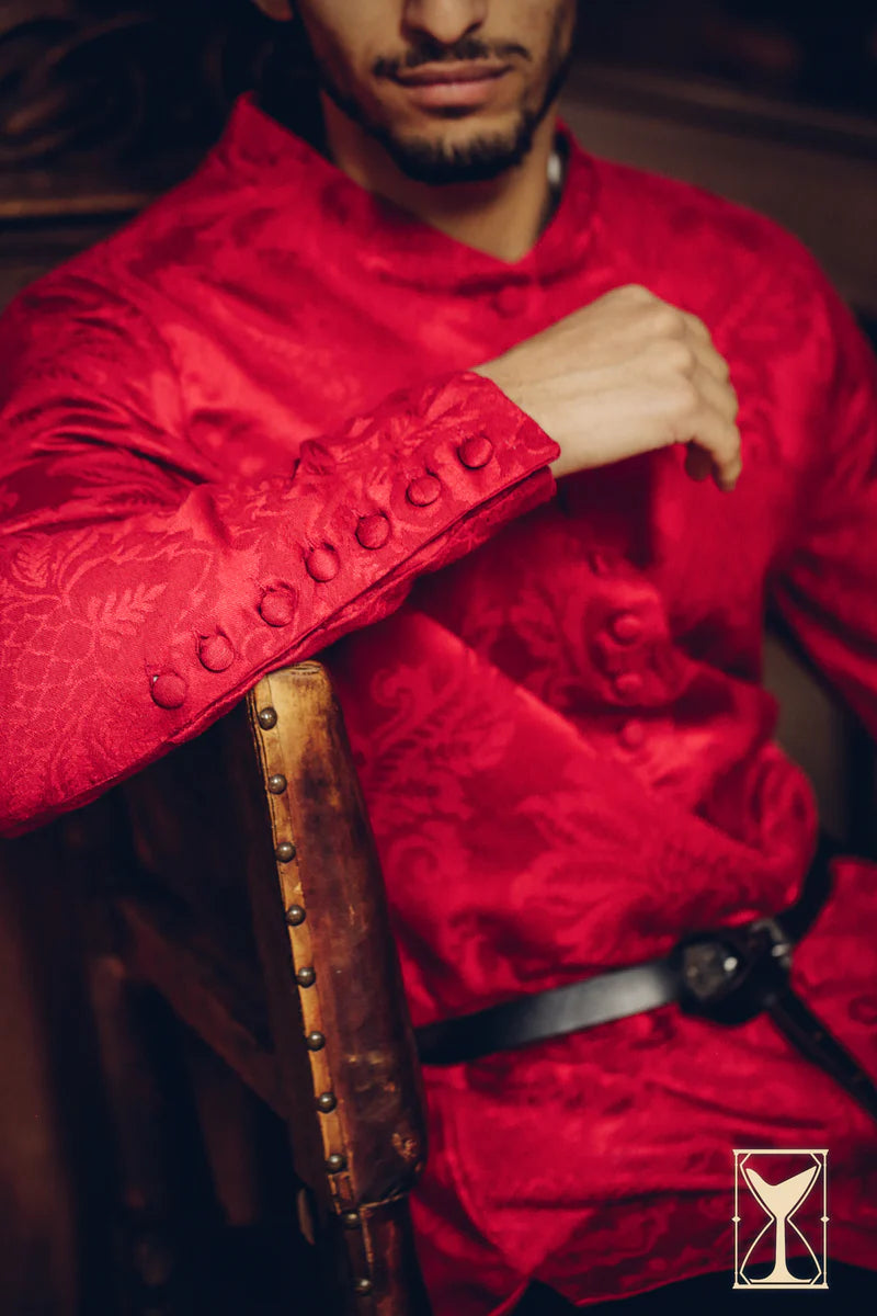 Imagen única de: Chaqueta Medieval Abotonada Cotehardie Rodrigo