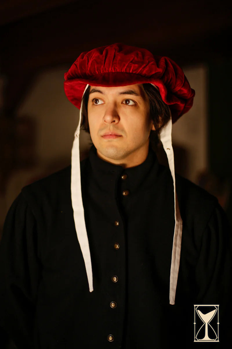 Boina de Terciopelo Renacentista Beret Francisco