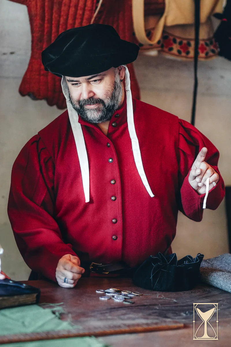 Boina de Terciopelo Renacentista Beret Francisco