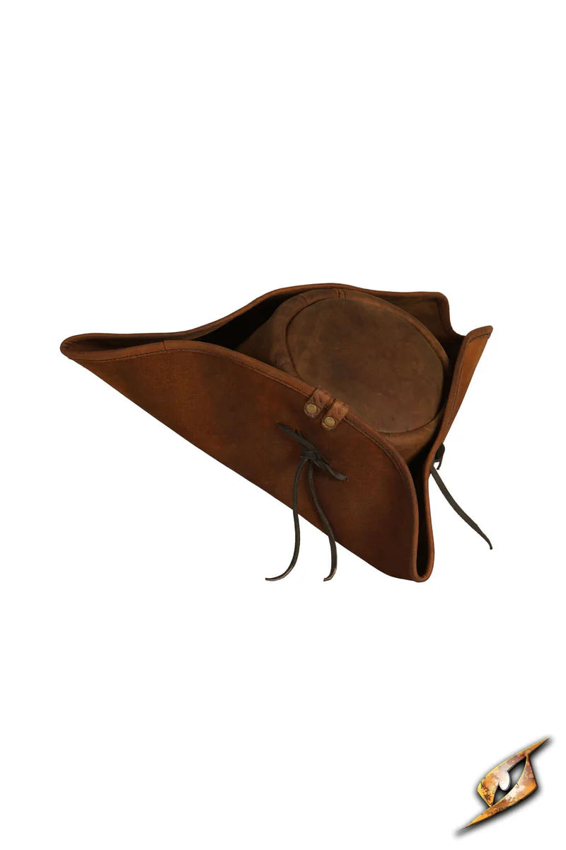 Sombrero Pirata Tricornio de Cuero