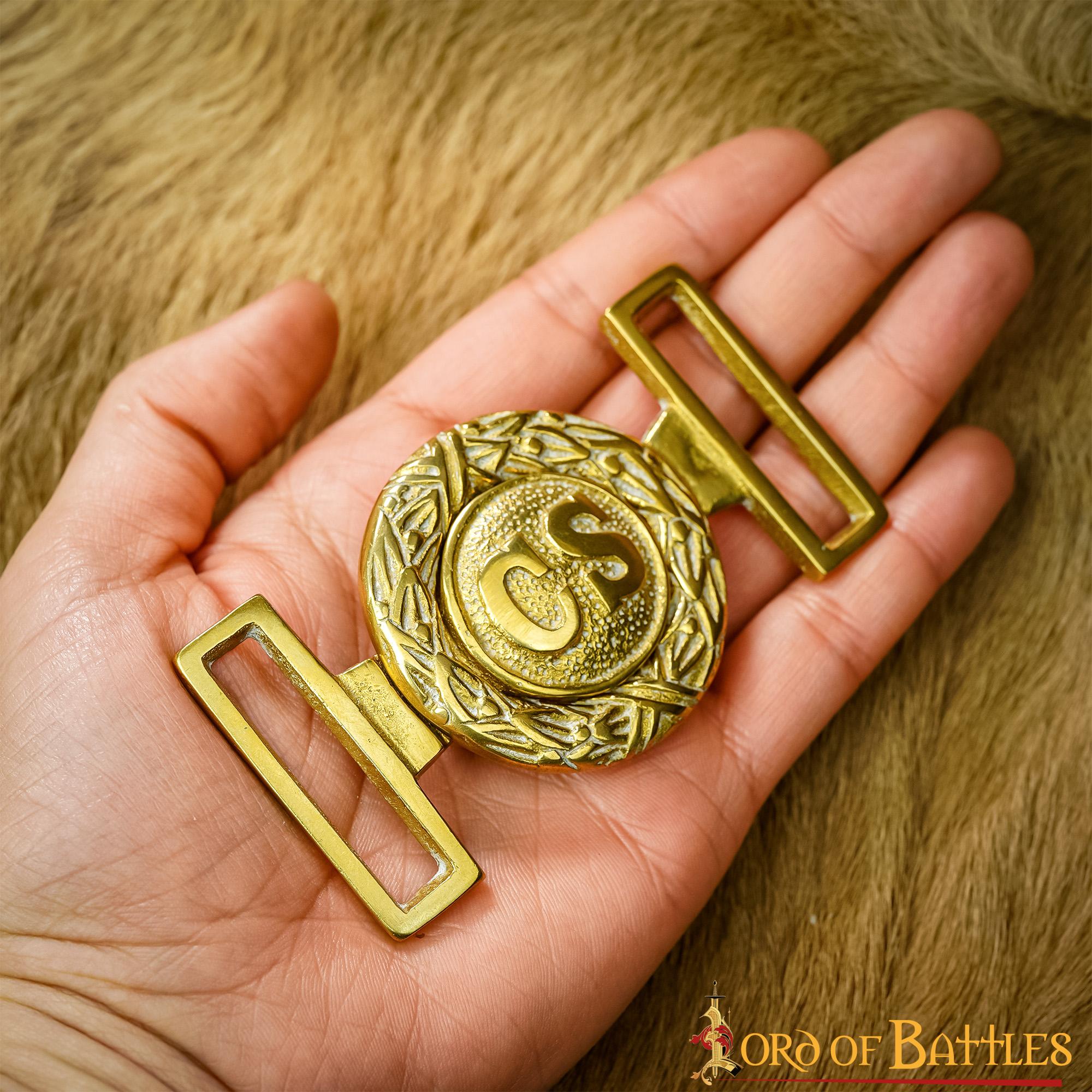 Hebilla de cinturón de latón - oficiales confederados (Guerra Civil) - imagen 5