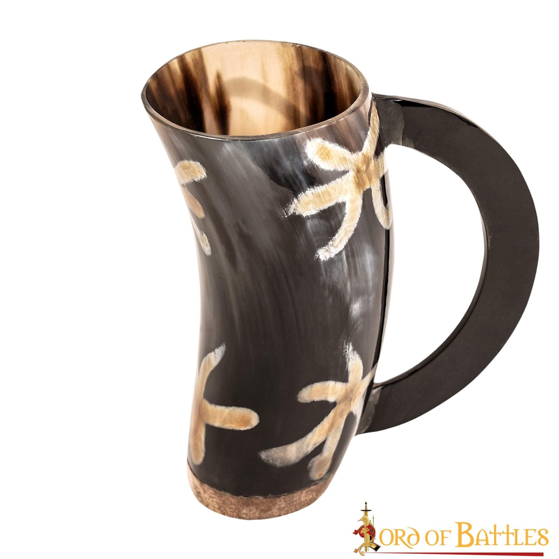 Cuerno vikingo para beber — cuerno de buey hecho a mano - imagen 4
