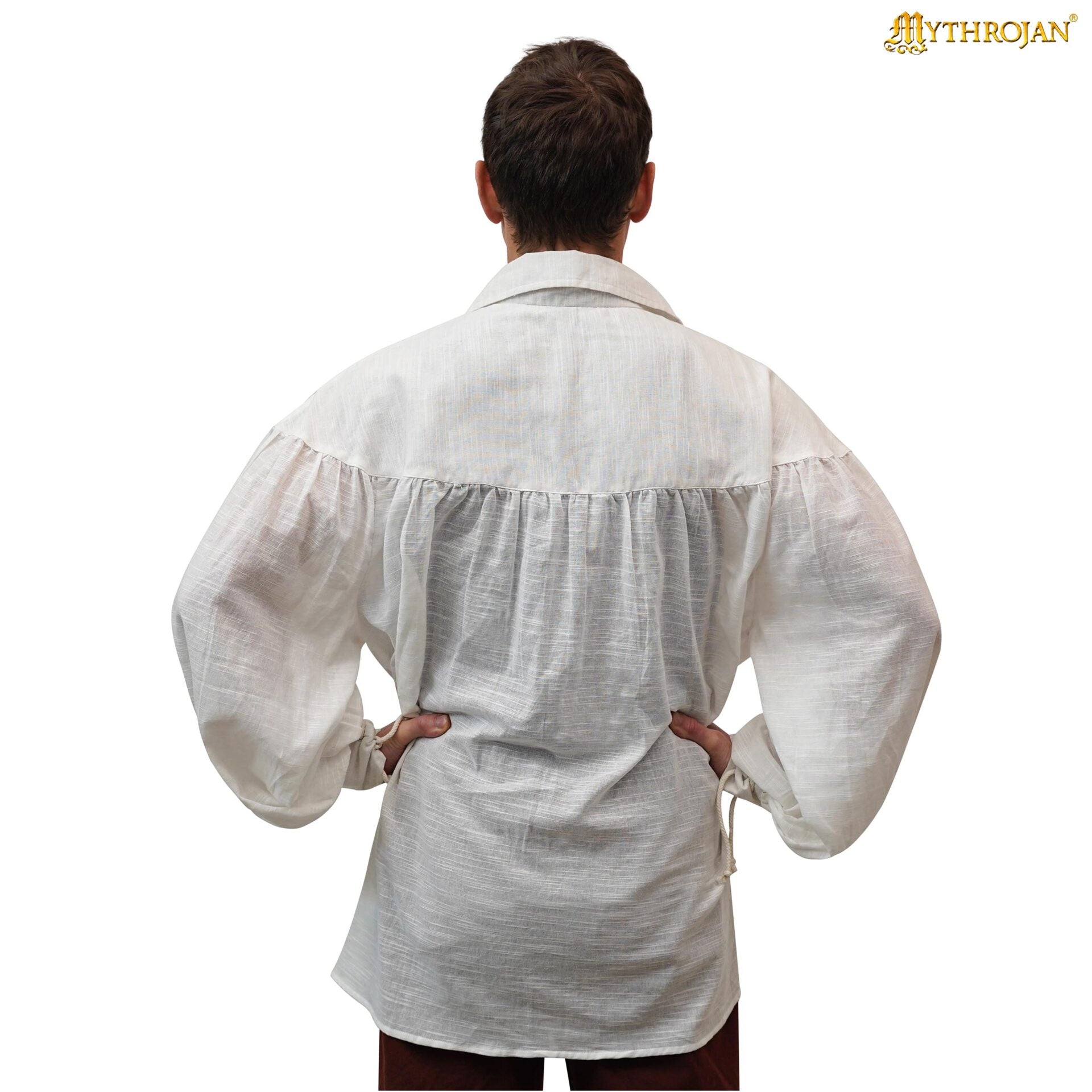 Camisa medieval de bardo 100% algodón - imagen 11