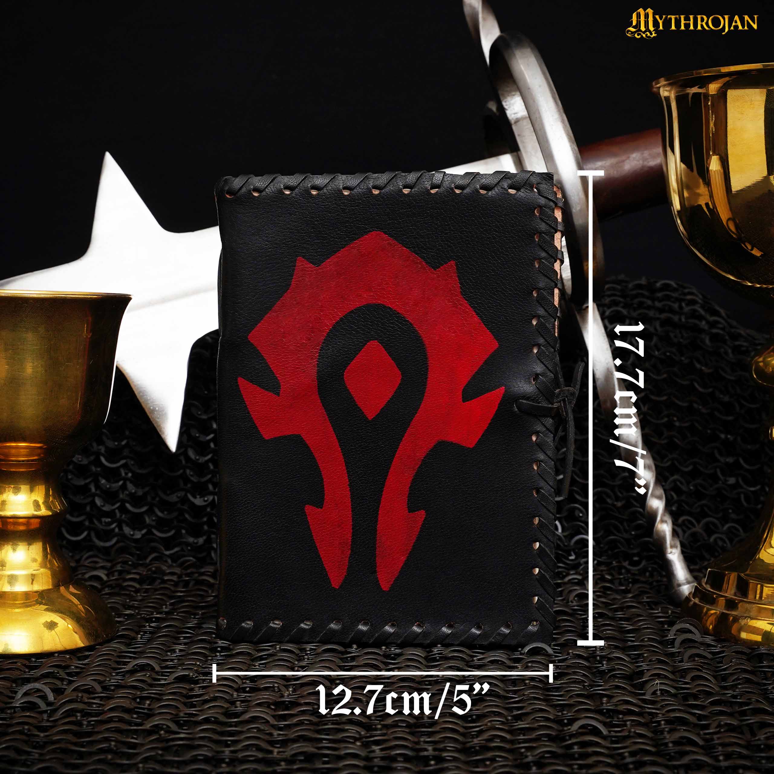 Diario de cuero «For the Horde» (Warcraft) — 5 x 7 pulgadas - imagen 19
