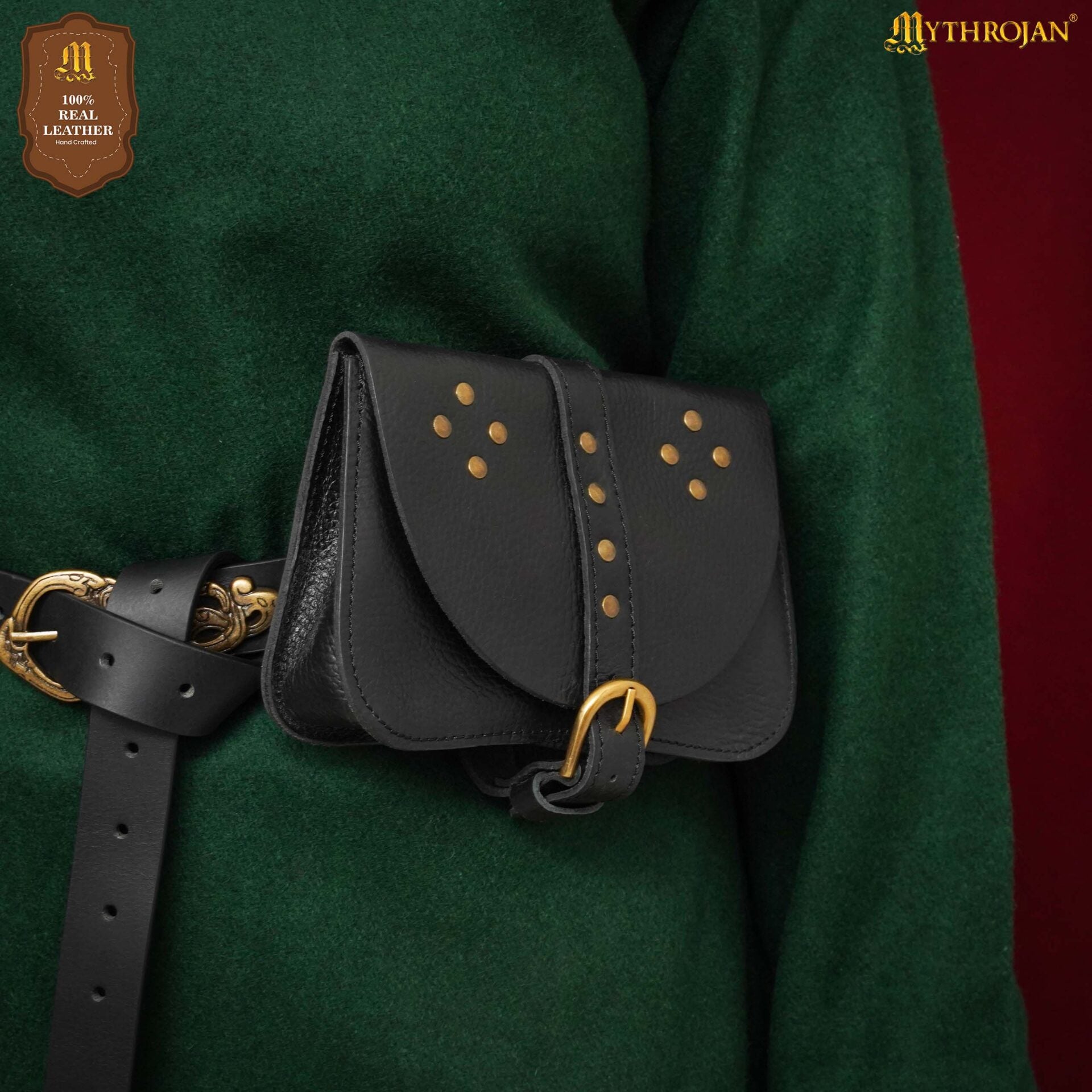 Bolsa de cadera Mythrojan en cuero - imagen 4