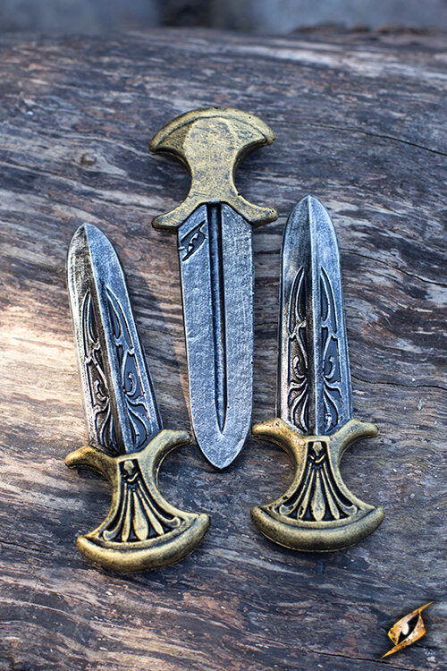 Imagen única de: Cuchillos Assassin Inquisitor - 13 Cm 3 Piezas
