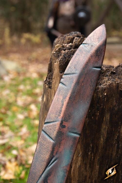 Imagen única de: Falcata Desgastada Por La Batalla
