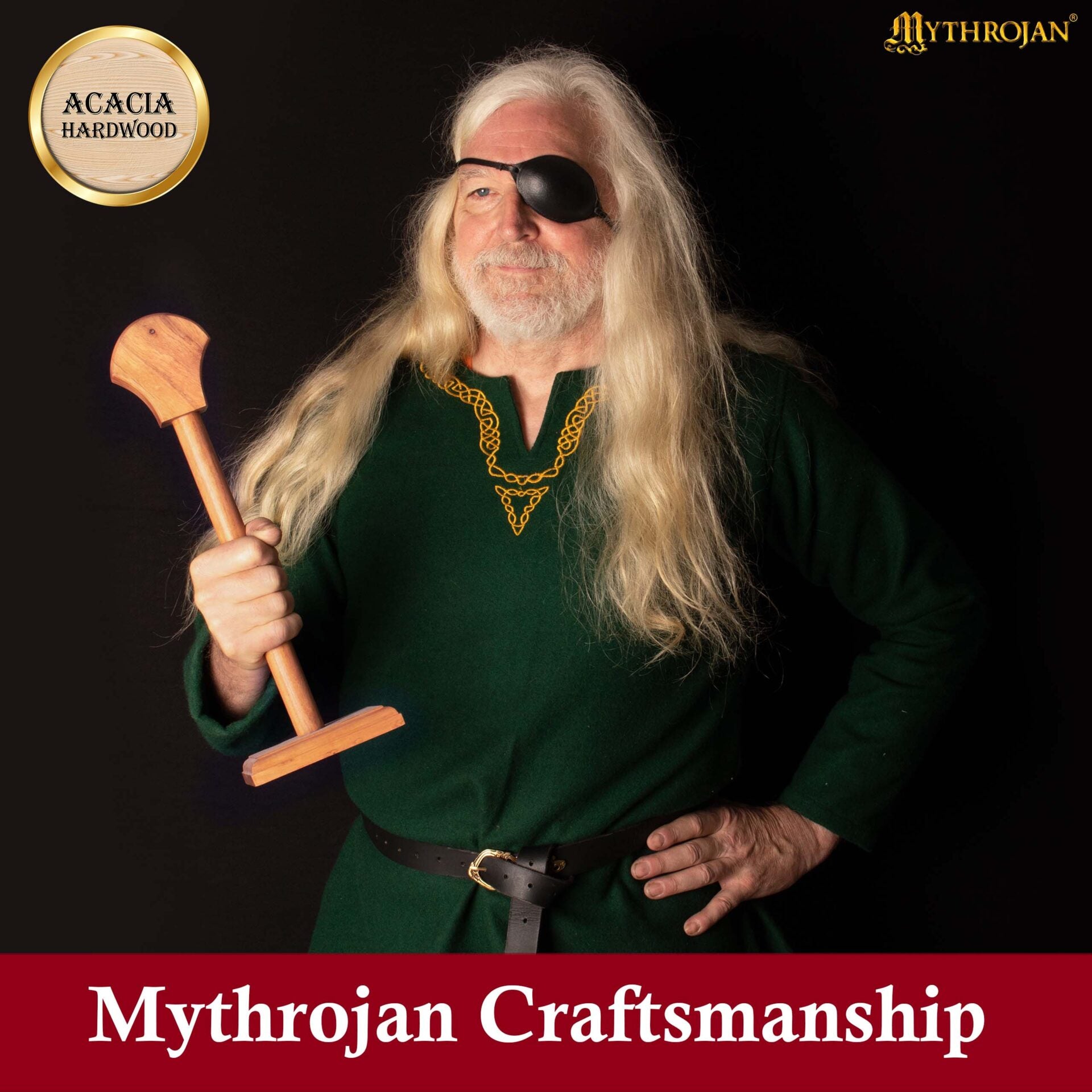 Soporte de madera para cascos — Medieval, vikingo y romano - imagen 16