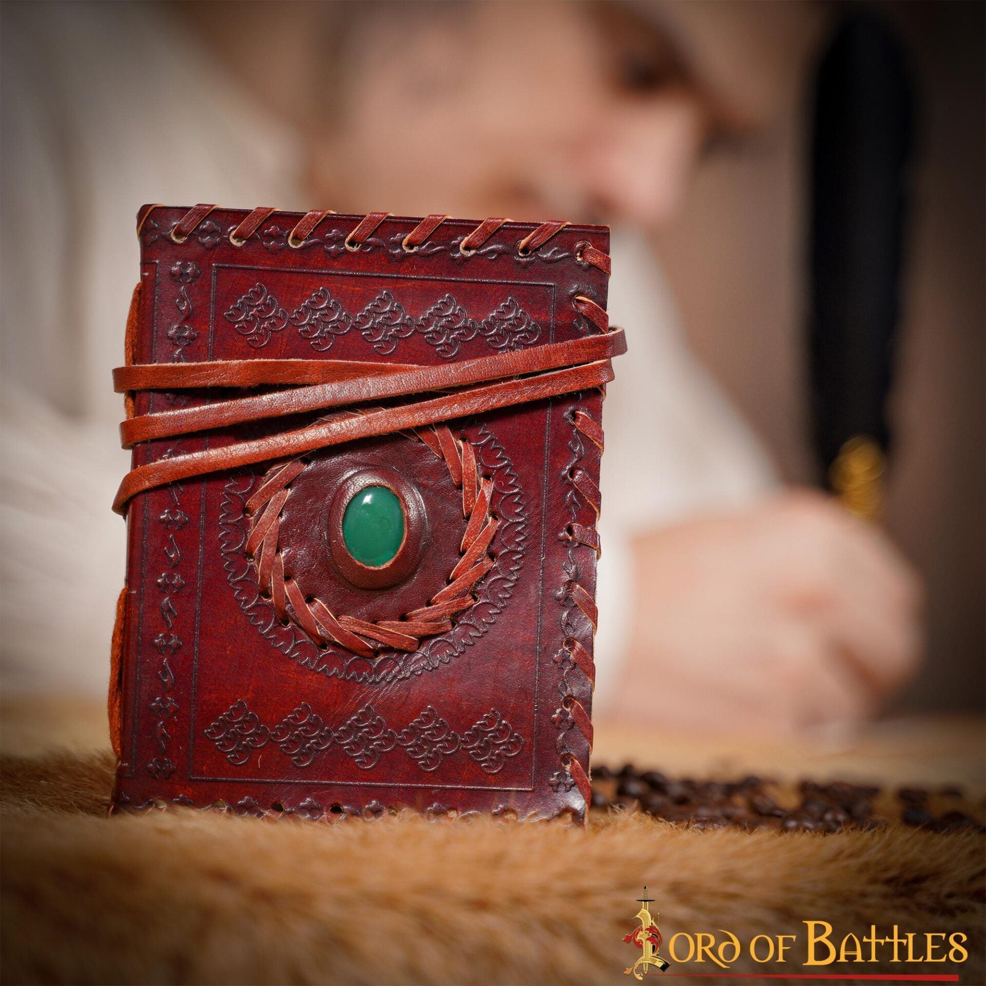 Imagen única de: Diario Medieval de Cuero Diario de Cuero Auténtico Hecho a Mano