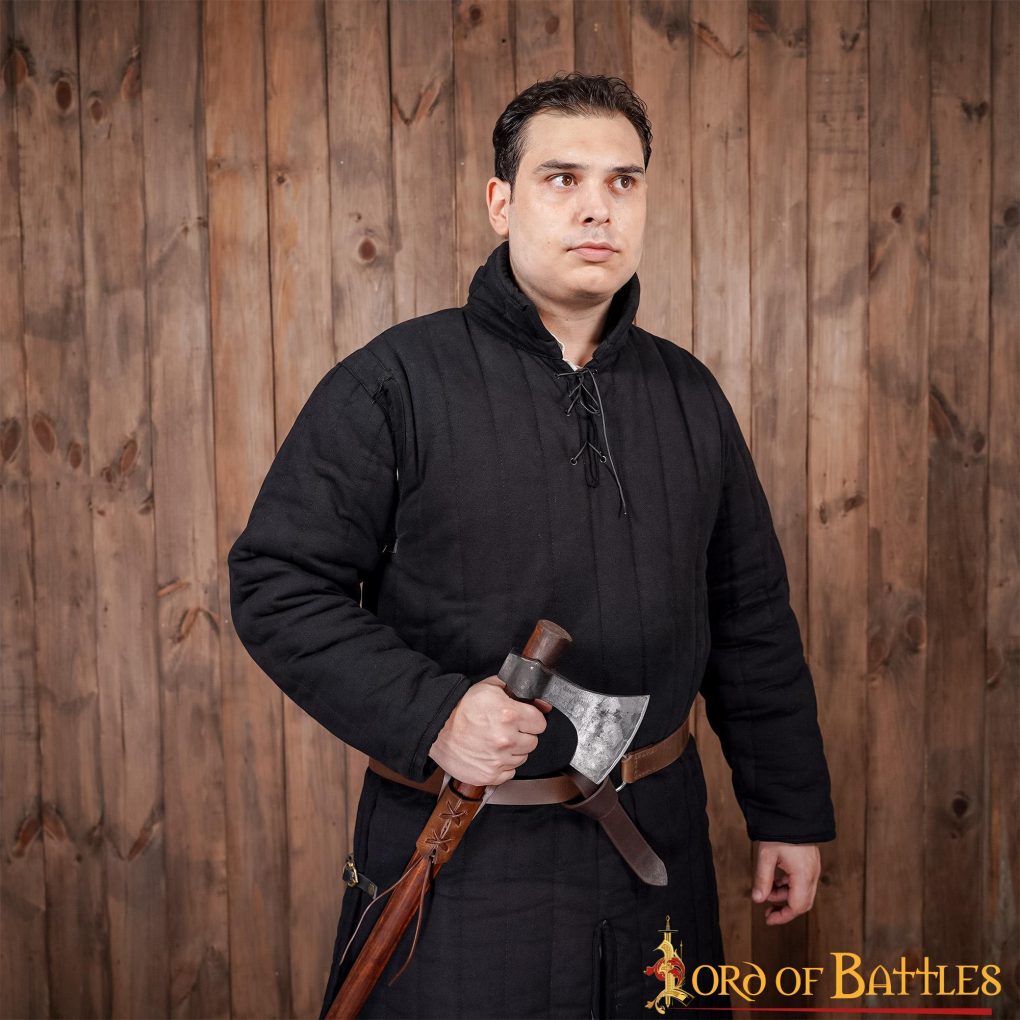 Soporte medieval de cuero ajustable para espada, hacha y daga - imagen 15