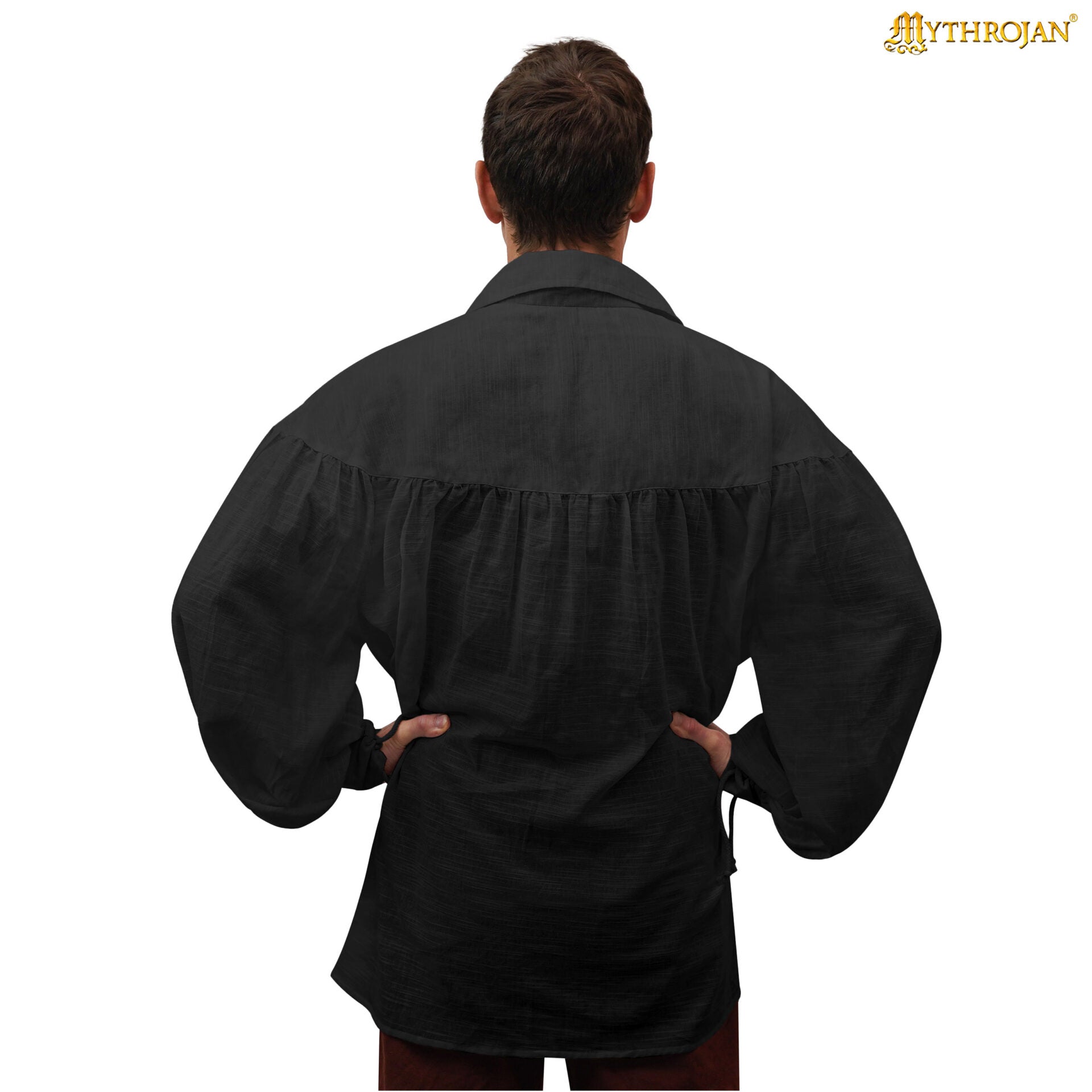 Camisa medieval de bardo 100% algodón - imagen 17