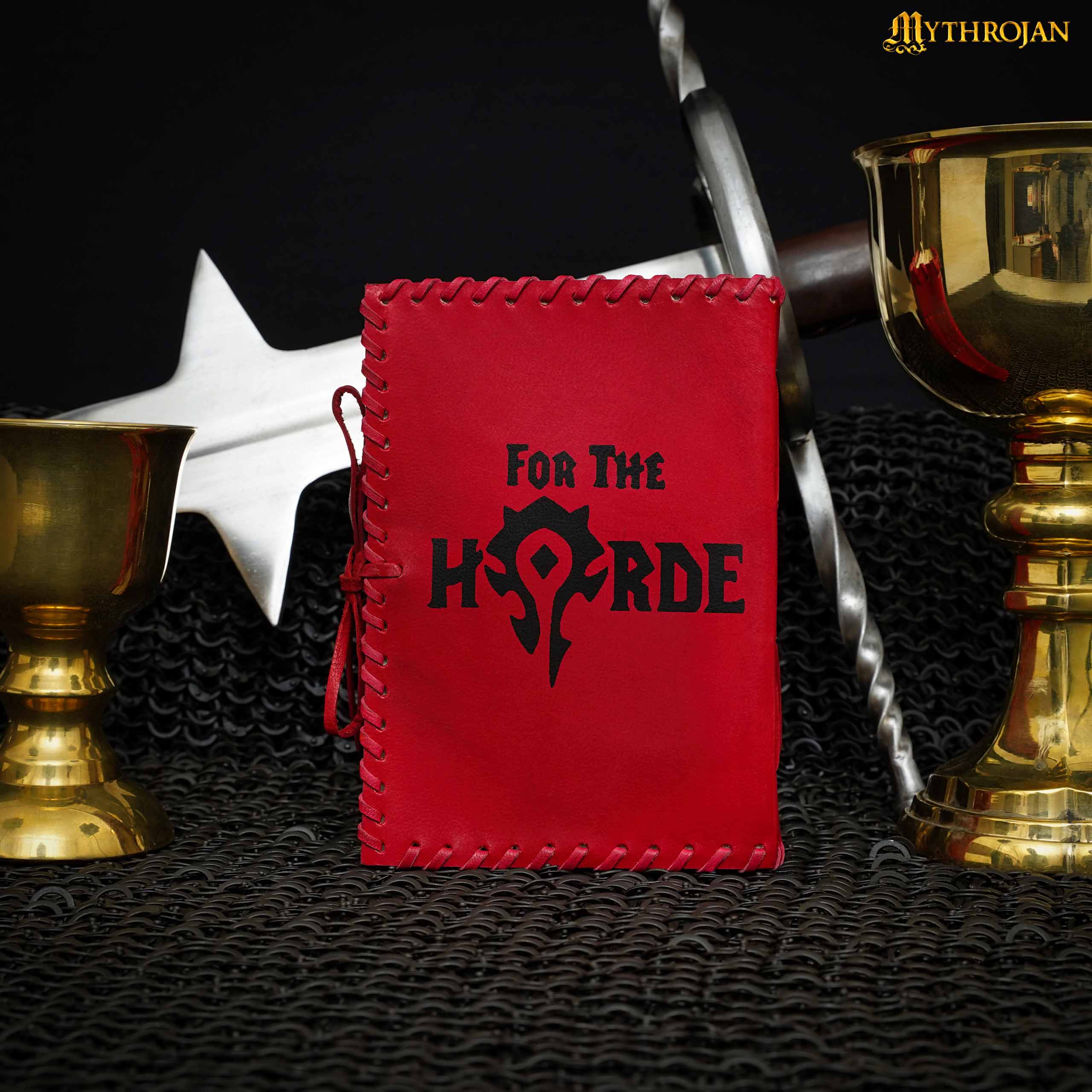 Diario de cuero «For the Horde» (Warcraft) — 5 x 7 pulgadas - imagen 16