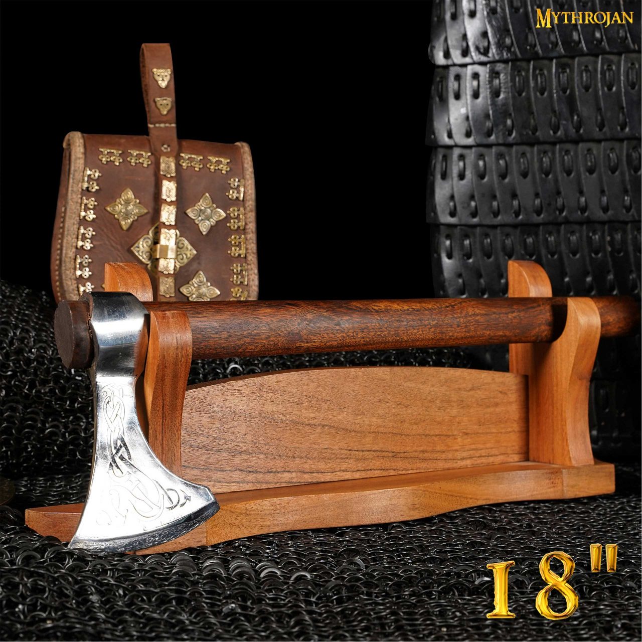 Soporte de madera maciza para espada (un nivel) - imagen 8