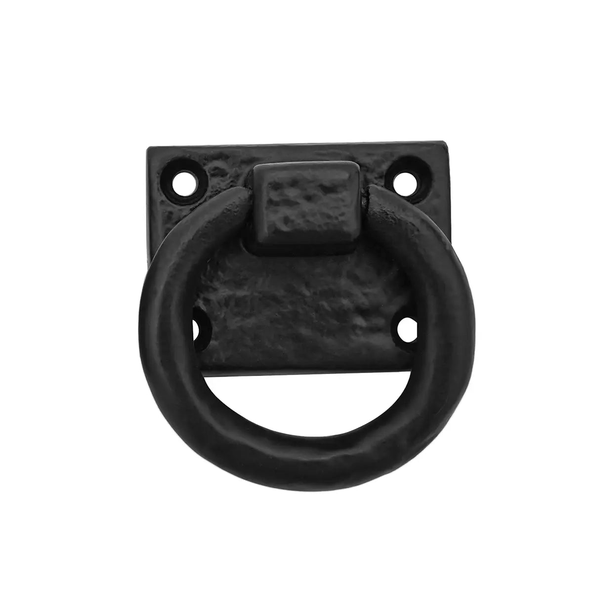 Tirador anilla rústico de hierro fundido para puertas y muebles - Vintage Ring Pull