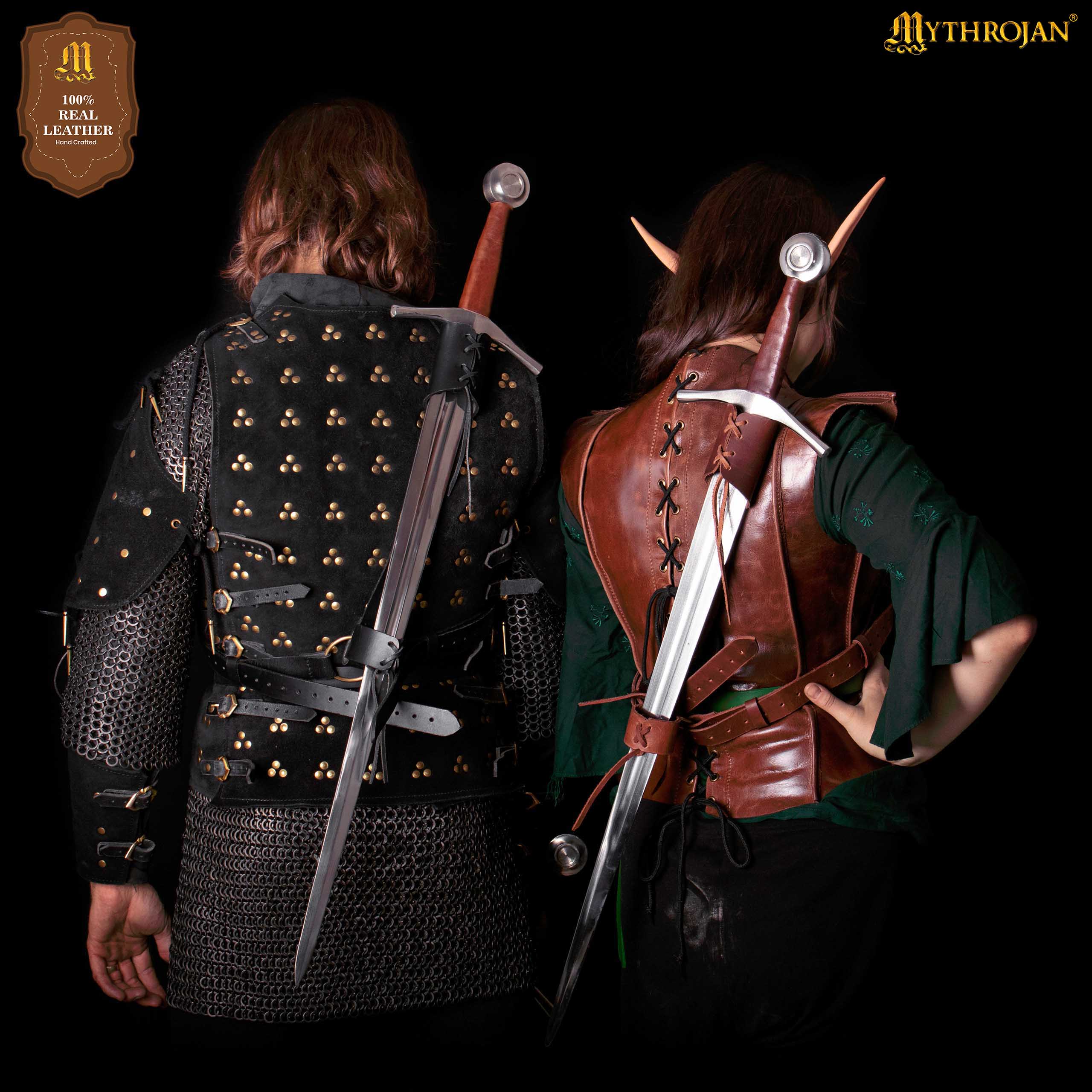 Funda de espalda Geralt en cuero - Mythrojan - imagen 5