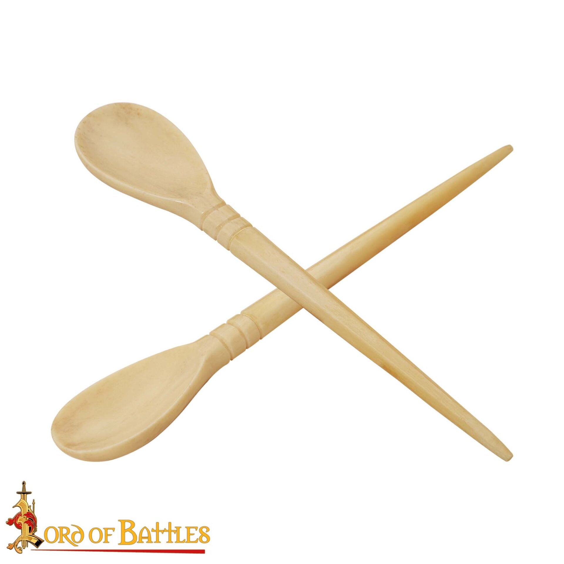 Cucharas romanas de hueso de buey — set de 2 - imagen 9