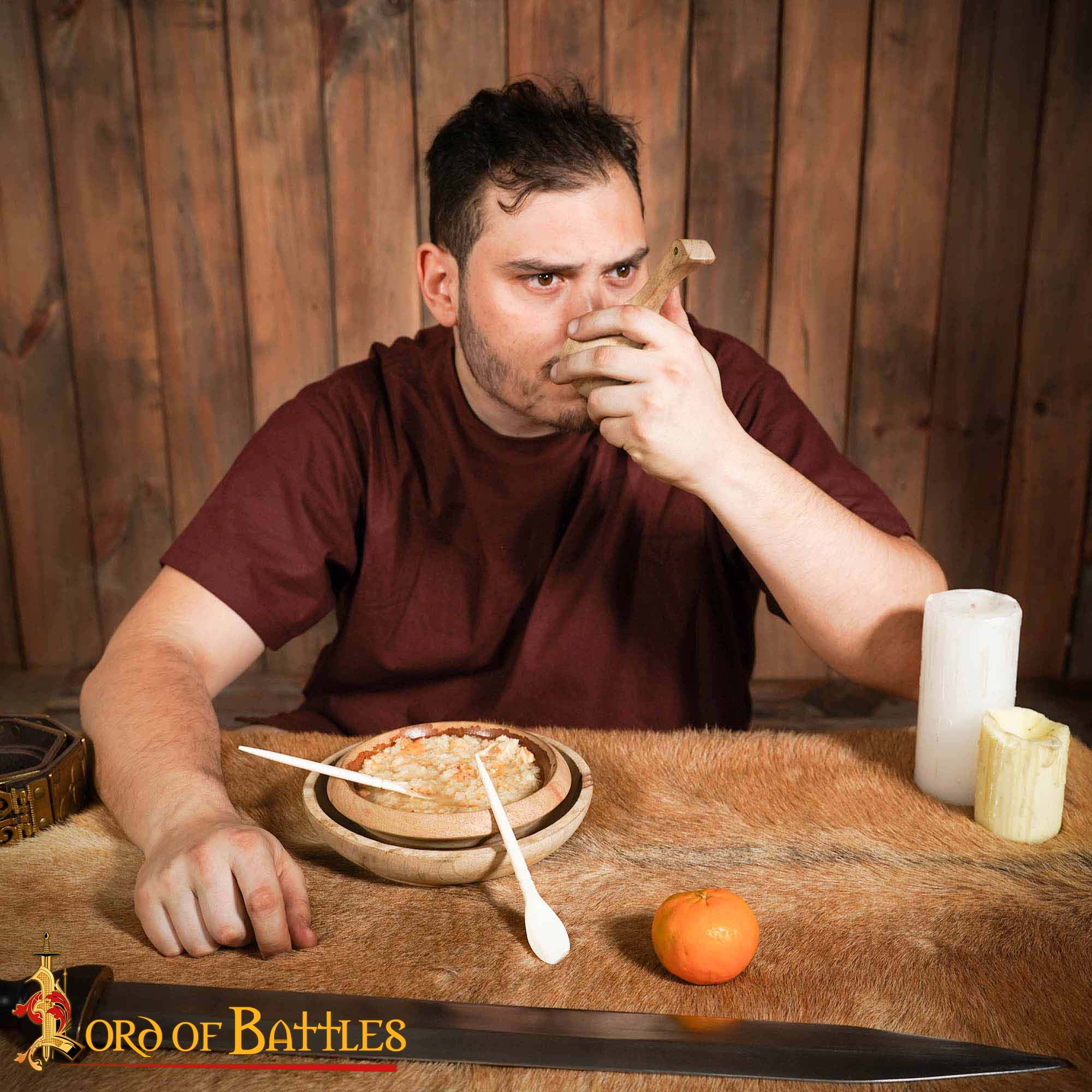Cucharas romanas de hueso de buey — set de 2 - imagen 13