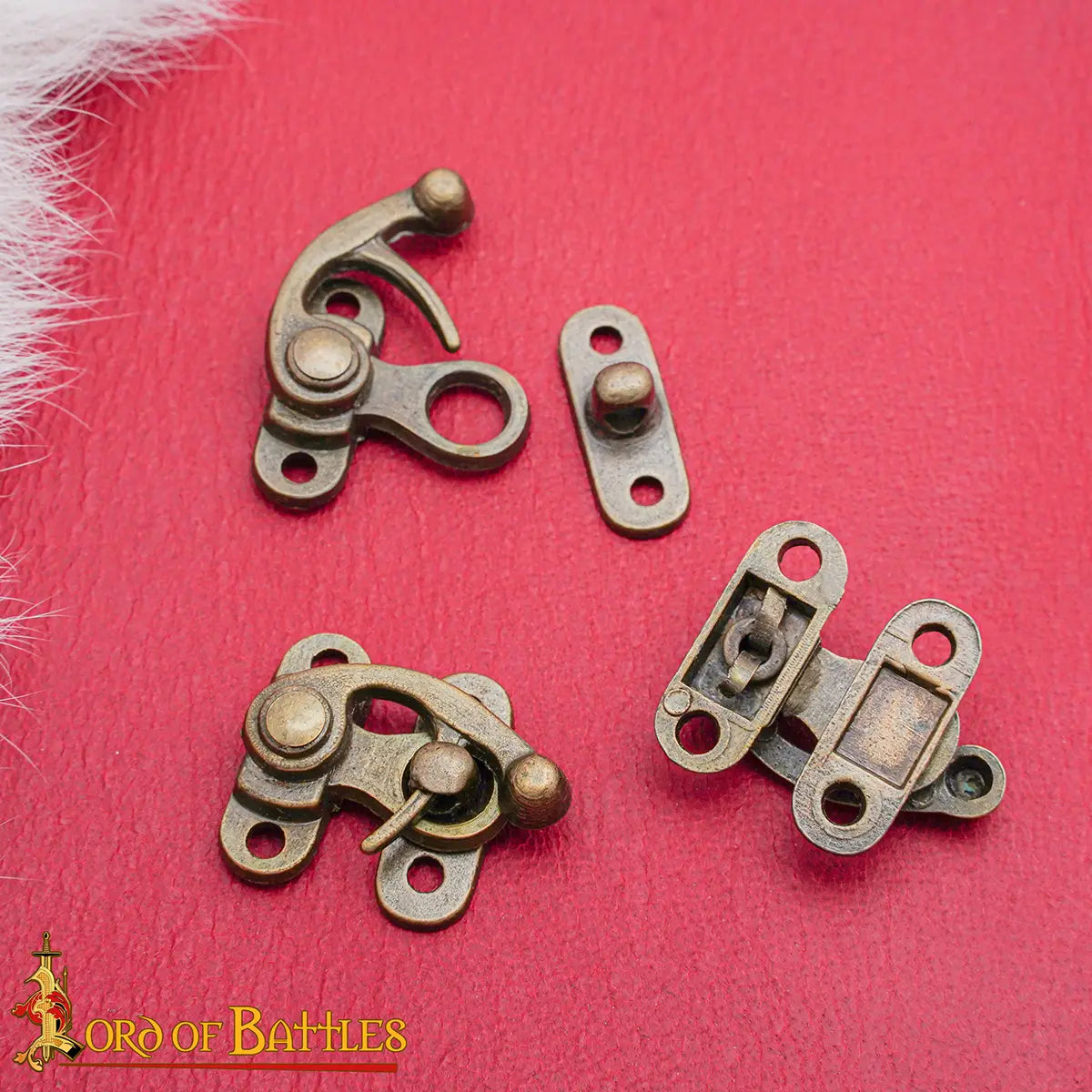 Cerrojo grande de latón tono antiguo — unidad o juego de 3 - imagen 19