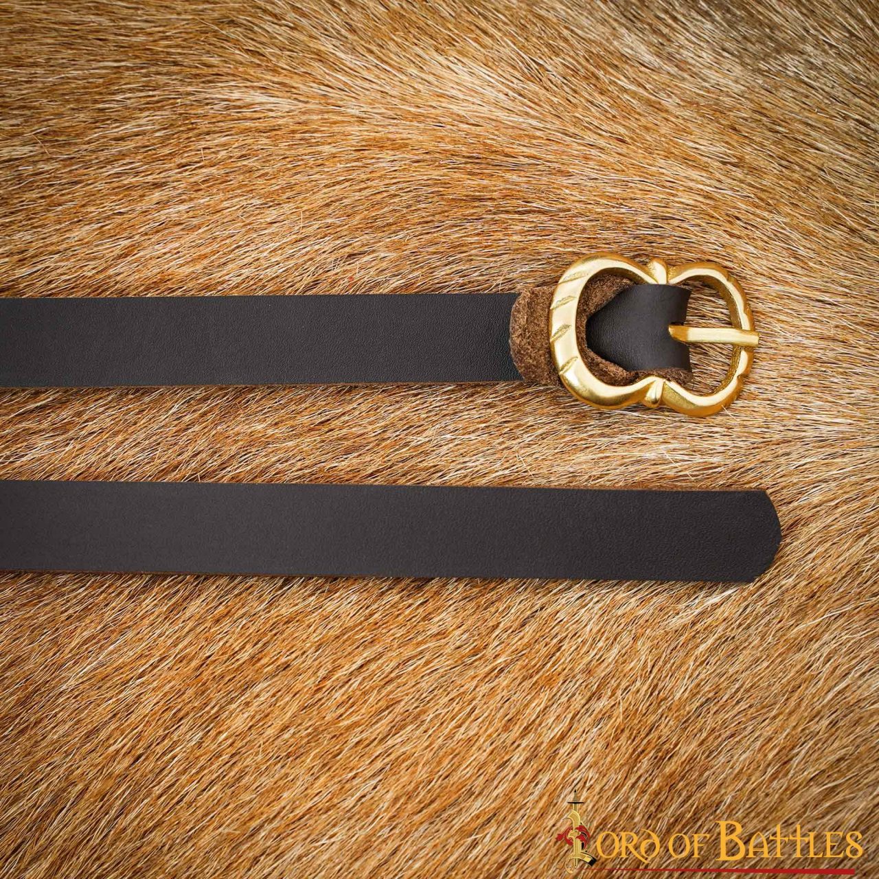 Imagen única de: Cinturón de Cuero Liso para Reenactments Larp