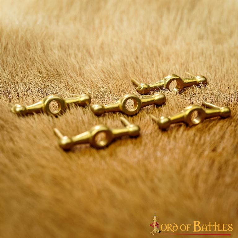Conchos para cinturón en latón macizo - set de 5 - imagen 5