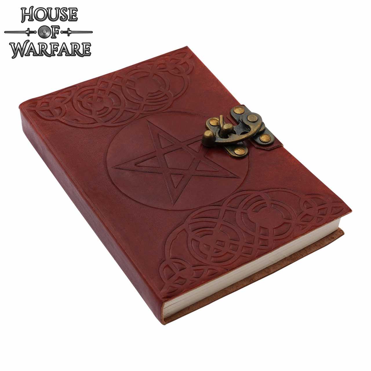 Cuaderno de cuero con pentagrama y cierre de latón - imagen 9