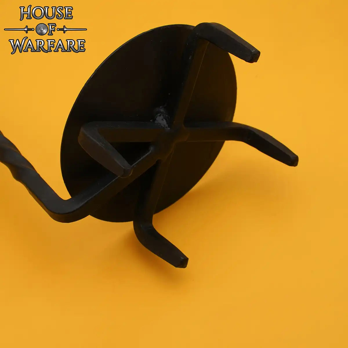 Soporte para vela medieval forjado a mano