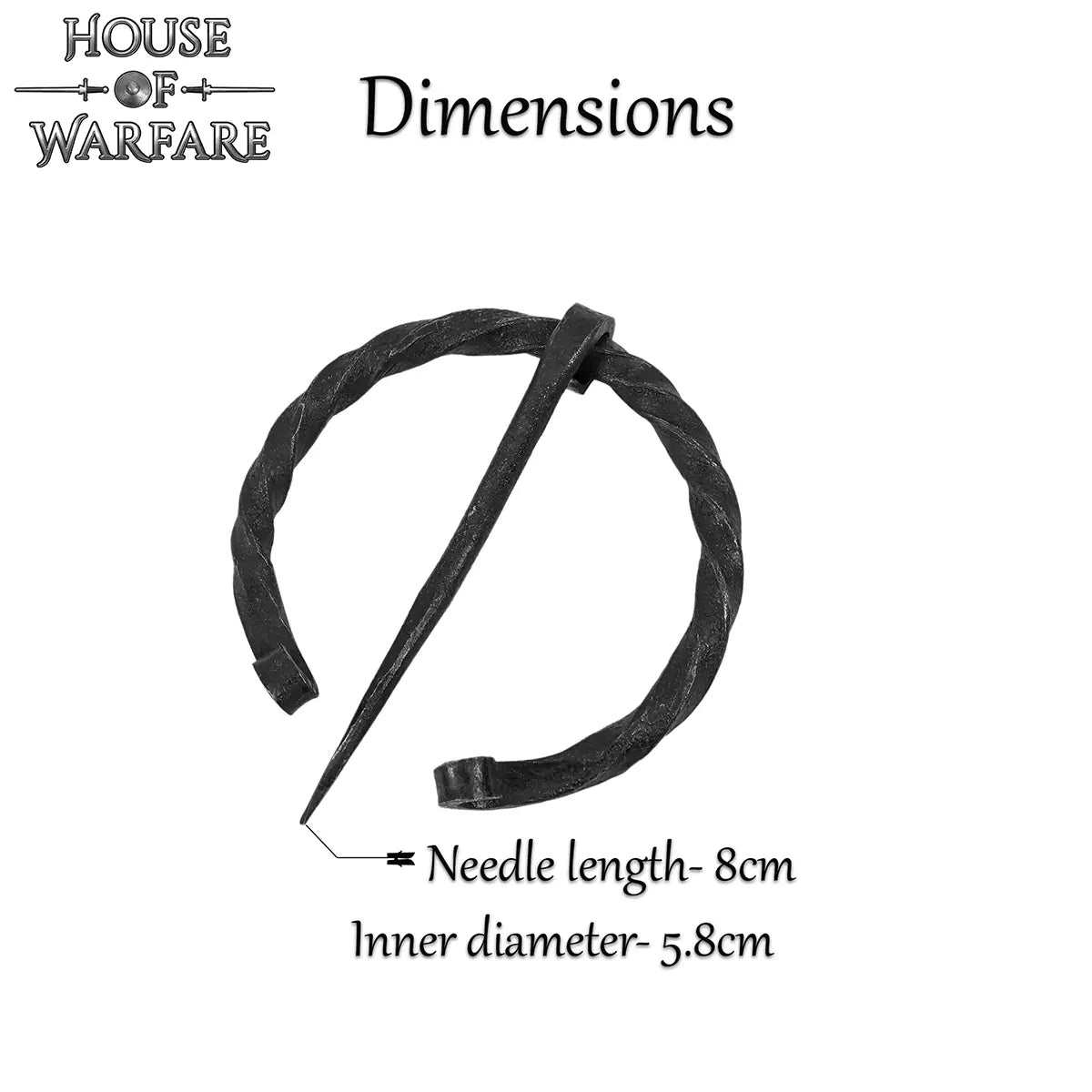 Fíbula penannular forjada a mano - imagen 2