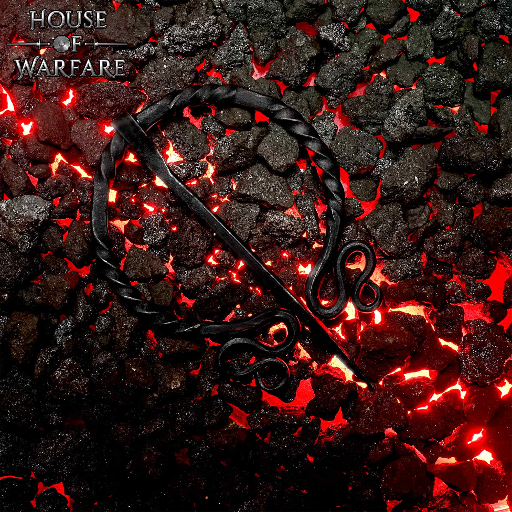 Imagen única de: Alfiler de Capa / Peroné de Arquero Élfico Histórico Forjado a Mano