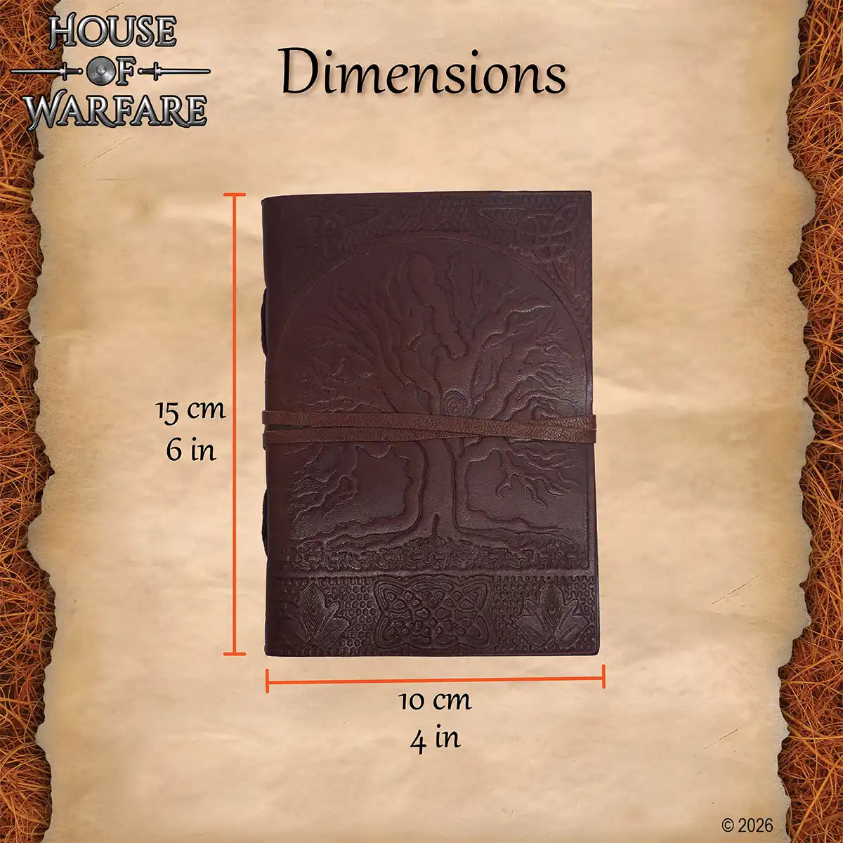 Cuaderno de cuero Árbol de la Vida