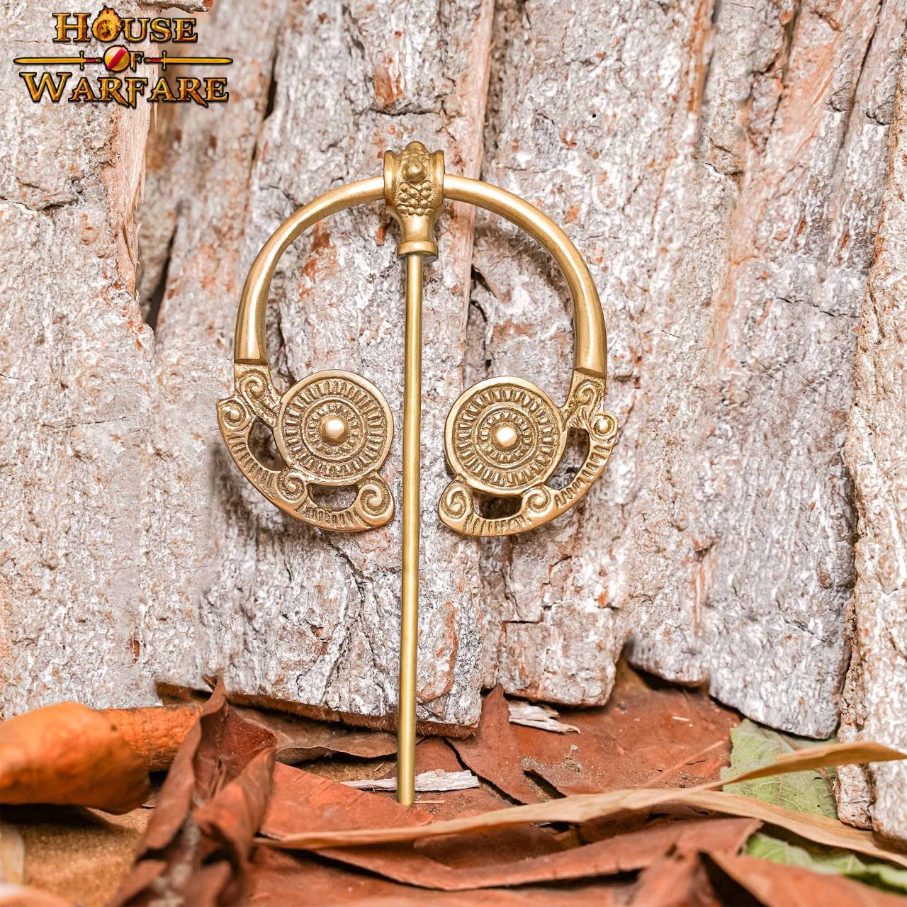 Imagen única de: Alfiler de Capa Romano de Latón del Siglo I-ii Broche para Prendas Históricas