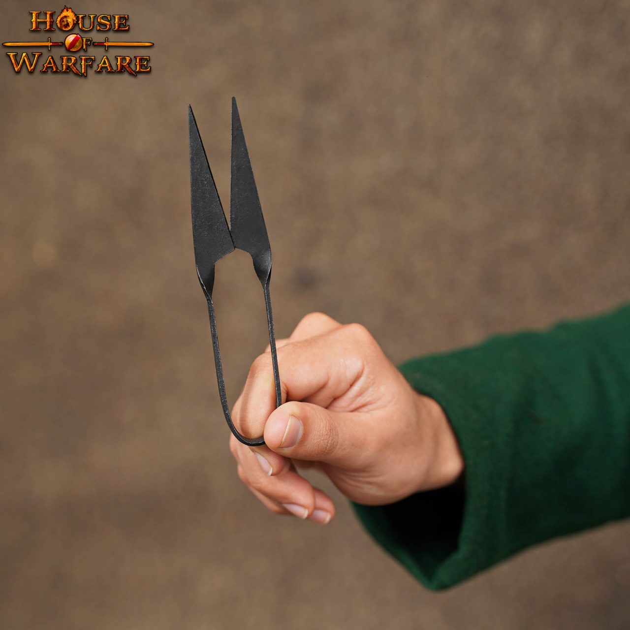 Tijeras medievales forjadas a mano (hierro) - imagen 17
