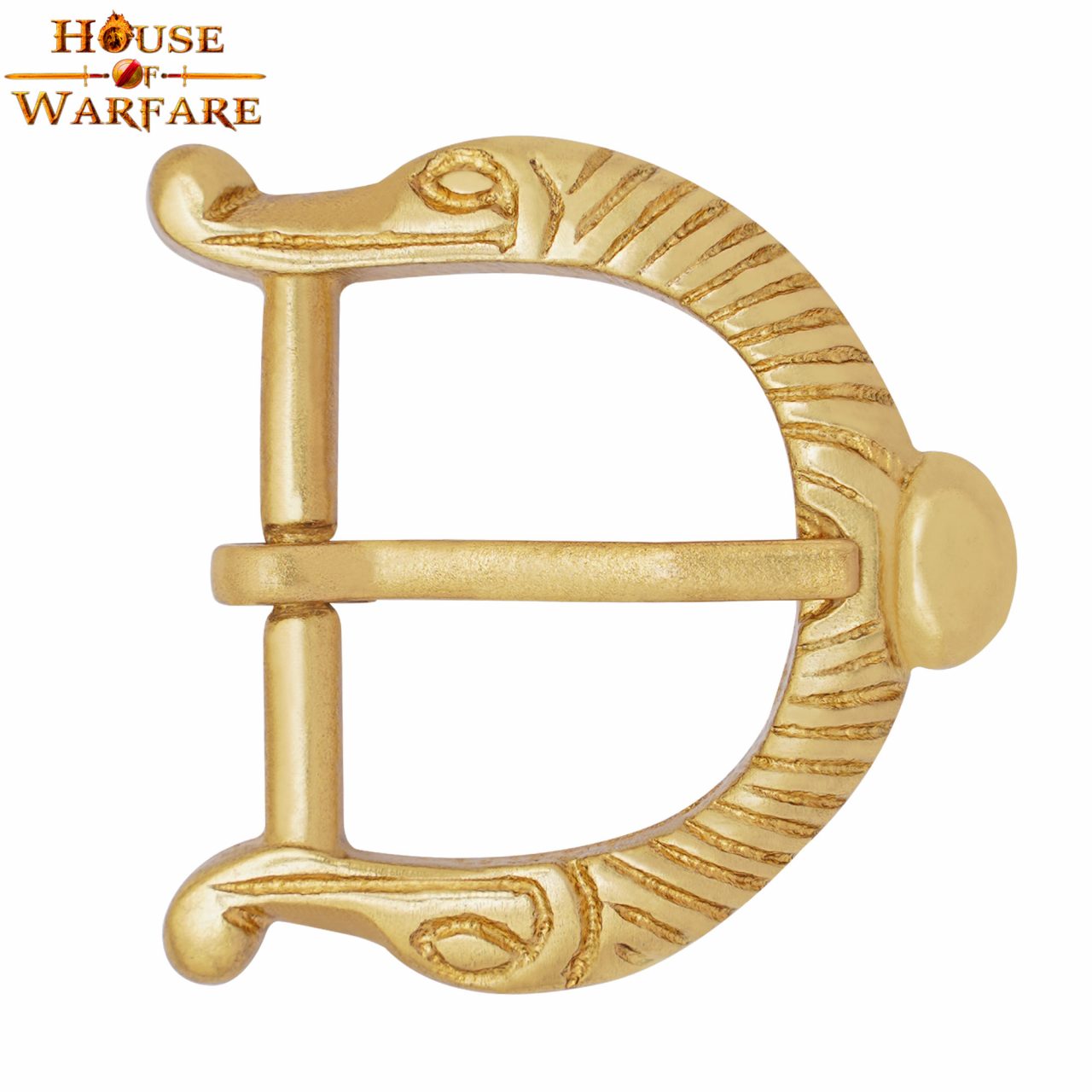 Hebilla vikinga de latón macizo - imagen 14
