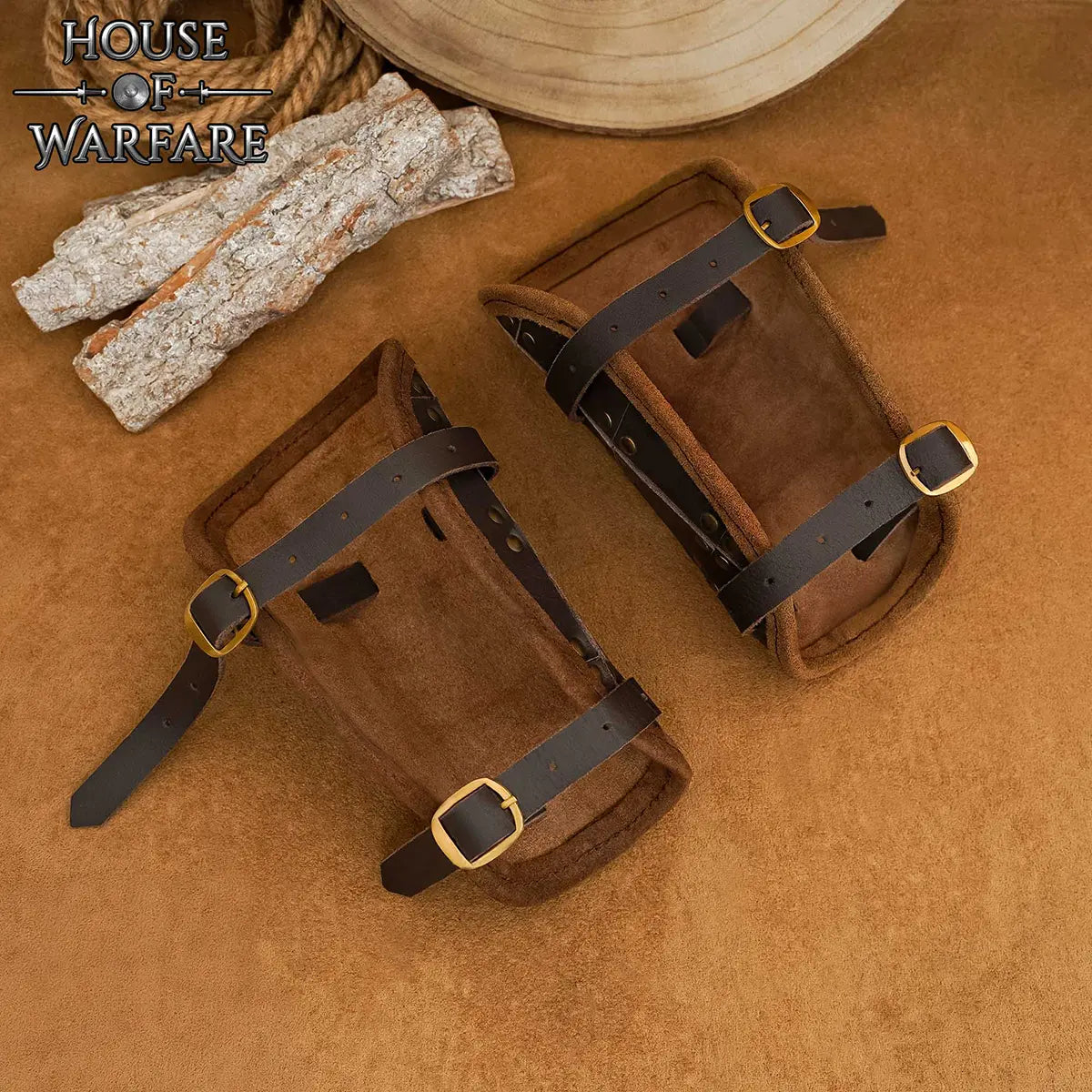 Brazalete de cuero Fighter para recreación y cosplay - imagen 6