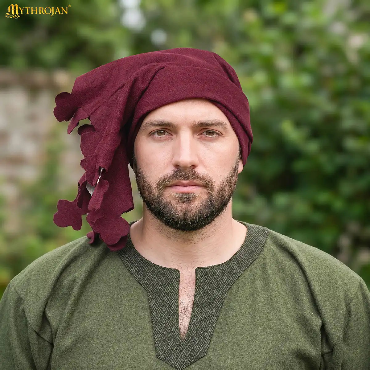 Capucha liripipe de lana - tardomedieval - imagen 9