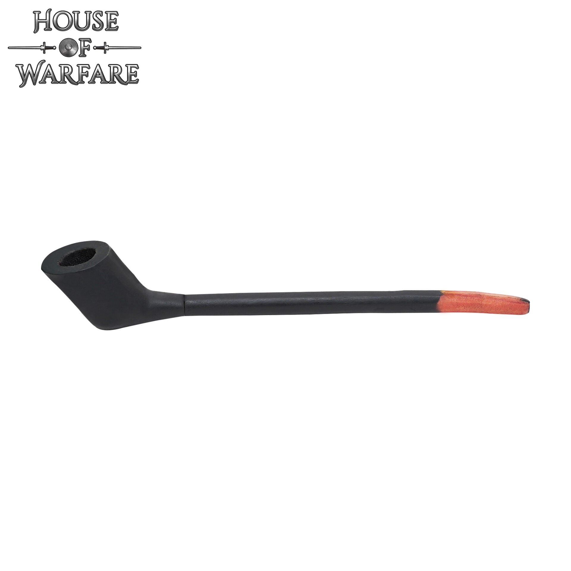 Pipa Churchwarden de madera de mango, caña larga - imagen 2