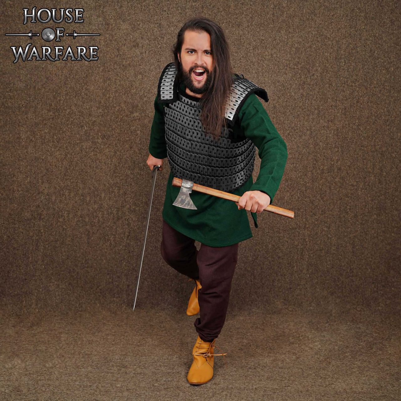 Armadura lamelar BIRKA - Vikinga para LARP (L/M/XL) - imagen 6