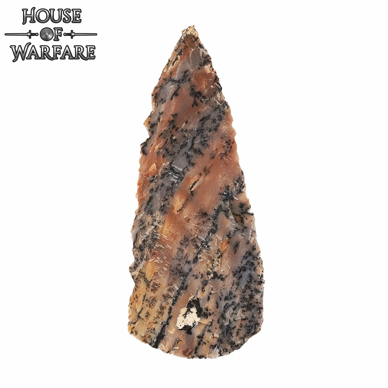 Punta de flecha de sílex histórica — 6 cm